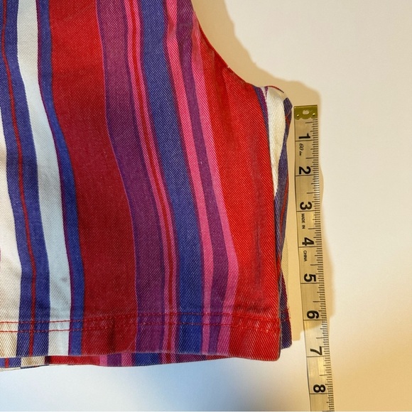 Vtg 90s Union bay striped jean shorts - Picture 10 of 10